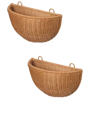 FERM LIVING Braided Wall Pockets - Set Of 2 | Thumbnail 2