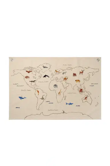 FERM LIVING The World Textile Map | Thumbnail 1 FERM LIVING The World Textile Map | Thumbnail 1