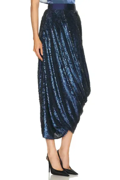 SEV Paillet Draped Skirt | Thumbnail 2
