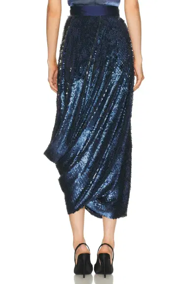 SEV Paillet Draped Skirt | Thumbnail 4