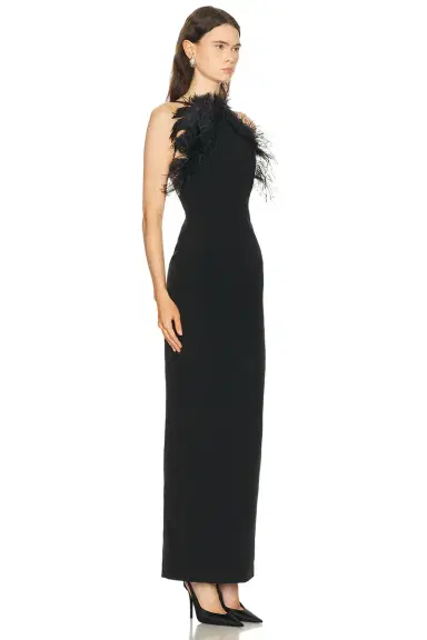 The Attico Feather Gown | Thumbnail 4