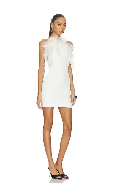 The Attico Mini Feather Dress | Thumbnail 2 The Attico Mini Feather Dress | Thumbnail 2