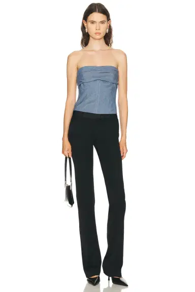 SEV Tailored Drape Corset Top | Thumbnail 4