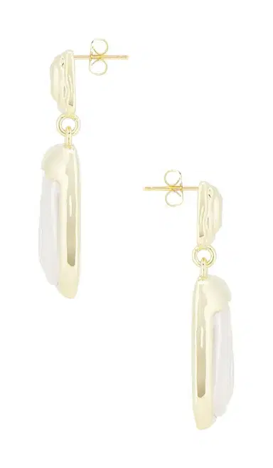 By Adina Eden Fluid Drop Earrings | Thumbnail 2 By Adina Eden Fluid Drop Earrings | Thumbnail 2