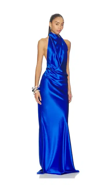 The Sei Halter Drape Bias Gown | Thumbnail 2