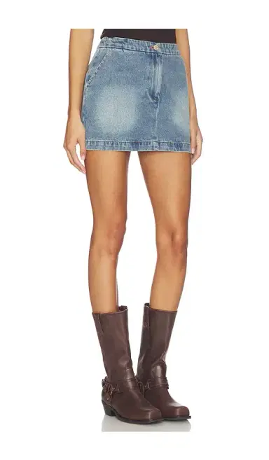 Line & Dot Mottle Mini Skirt | Thumbnail 2 Line & Dot Mottle Mini Skirt | Thumbnail 2
