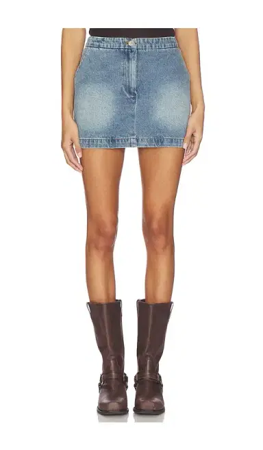 Line & Dot Mottle Mini Skirt | Thumbnail 1 Line & Dot Mottle Mini Skirt | Thumbnail 1