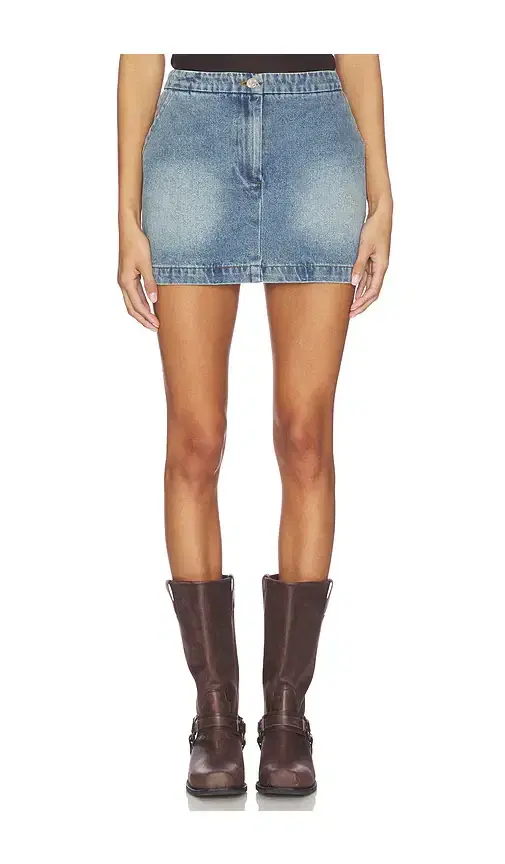 Mottle Mini Skirt
