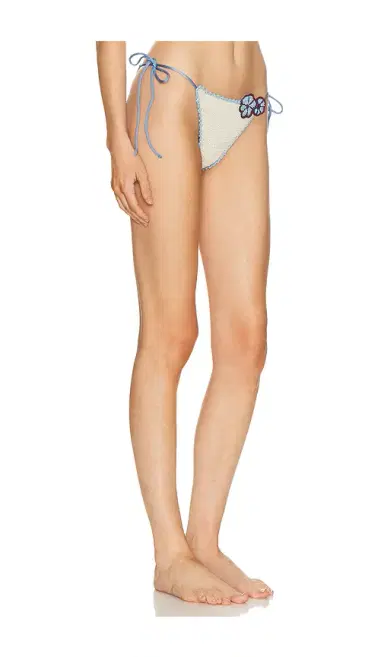Leslie Amon Ava Hibiscus Crochet Bikini Bottom | Thumbnail 2