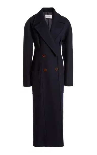 Lanvin Double-Breasted Cashmere Coat | Thumbnail 1
