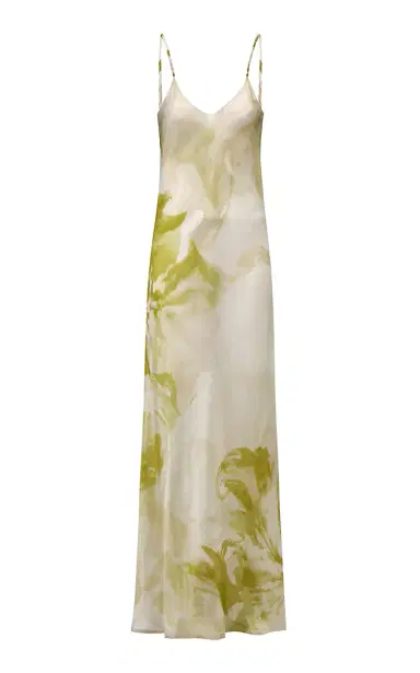 MARIA ELENA VILLAMIL Idea Silk Maxi Dress | Thumbnail 4