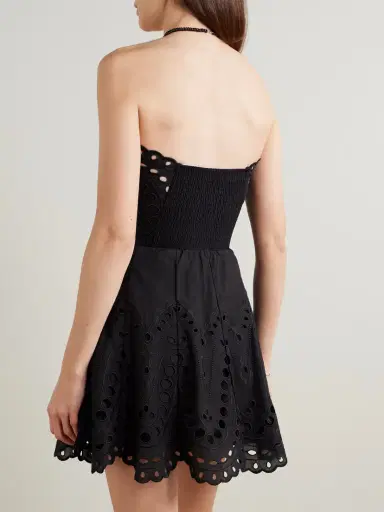 Charo Ruiz Bail Broderie Anglaise Cotton-blend Mini Dress | Thumbnail 3