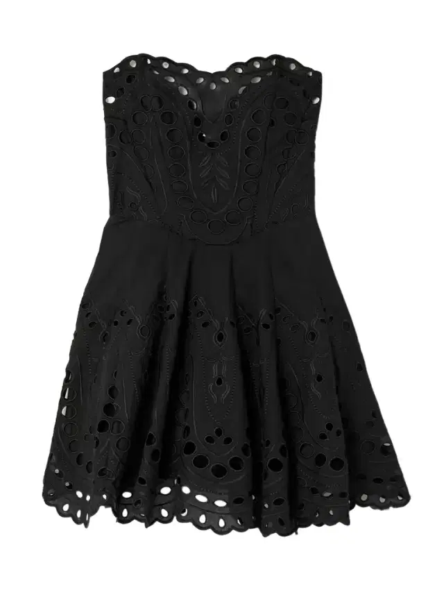 Bail Broderie Anglaise Cotton-blend Mini Dress