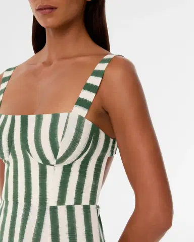 Emporio Sirenuse Azzurra Dress in Ikat Stripes | Thumbnail 7 Emporio Sirenuse Azzurra Dress in Ikat Stripes | Thumbnail 7