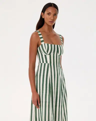 Emporio Sirenuse Azzurra Dress in Ikat Stripes | Thumbnail 8 Emporio Sirenuse Azzurra Dress in Ikat Stripes | Thumbnail 8