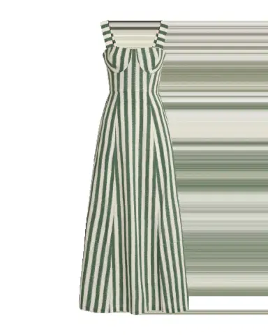 Emporio Sirenuse Azzurra Dress in Ikat Stripes | Thumbnail 10 Emporio Sirenuse Azzurra Dress in Ikat Stripes | Thumbnail 10