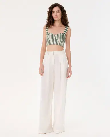 Emporio Sirenuse Dalia Top in Ikat Stripes | Thumbnail 3 Emporio Sirenuse Dalia Top in Ikat Stripes | Thumbnail 3