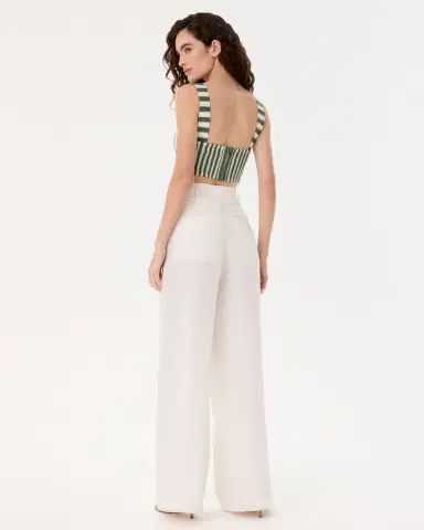 Emporio Sirenuse Dalia Top in Ikat Stripes | Thumbnail 4 Emporio Sirenuse Dalia Top in Ikat Stripes | Thumbnail 4