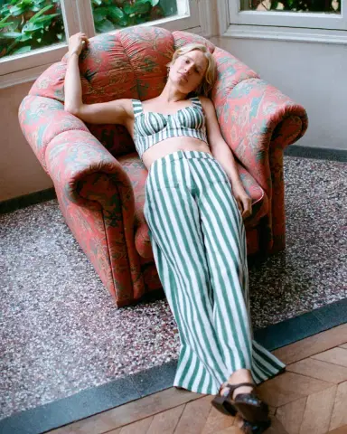 Emporio Sirenuse Dalia Top in Ikat Stripes | Thumbnail 7 Emporio Sirenuse Dalia Top in Ikat Stripes | Thumbnail 7