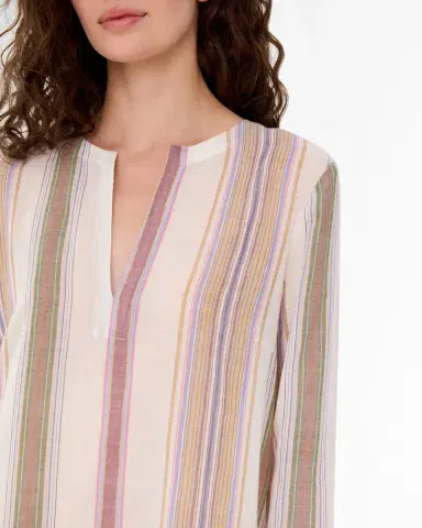 Emporio Sirenuse Giada Caftan in Ping Pong Stripes | Thumbnail 2 Emporio Sirenuse Giada Caftan in Ping Pong Stripes | Thumbnail 2