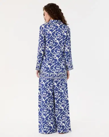 Emporio Sirenuse Jia Tunic in Lotus Flower Print | Thumbnail 4 Emporio Sirenuse Jia Tunic in Lotus Flower Print | Thumbnail 4