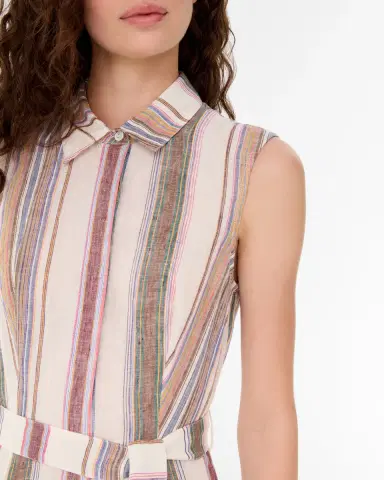Emporio Sirenuse Miralda Dress in Ping Pong Stripes | Thumbnail 2 Emporio Sirenuse Miralda Dress in Ping Pong Stripes | Thumbnail 2