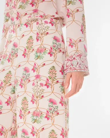 Emporio Sirenuse Stephan Trousers in Rose Garden Print | Thumbnail 2
