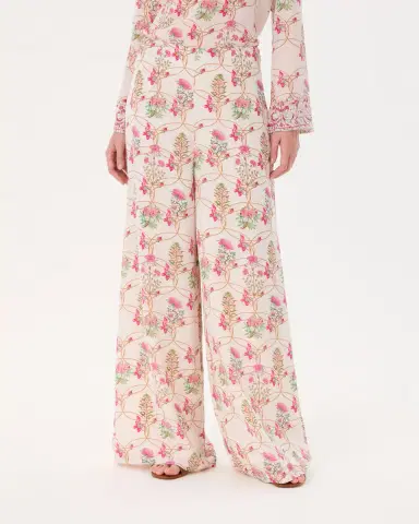 Emporio Sirenuse Stephan Trousers in Rose Garden Print | Thumbnail 3