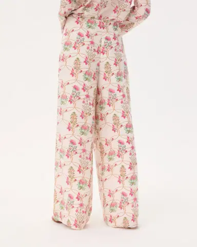 Emporio Sirenuse Stephan Trousers in Rose Garden Print | Thumbnail 4