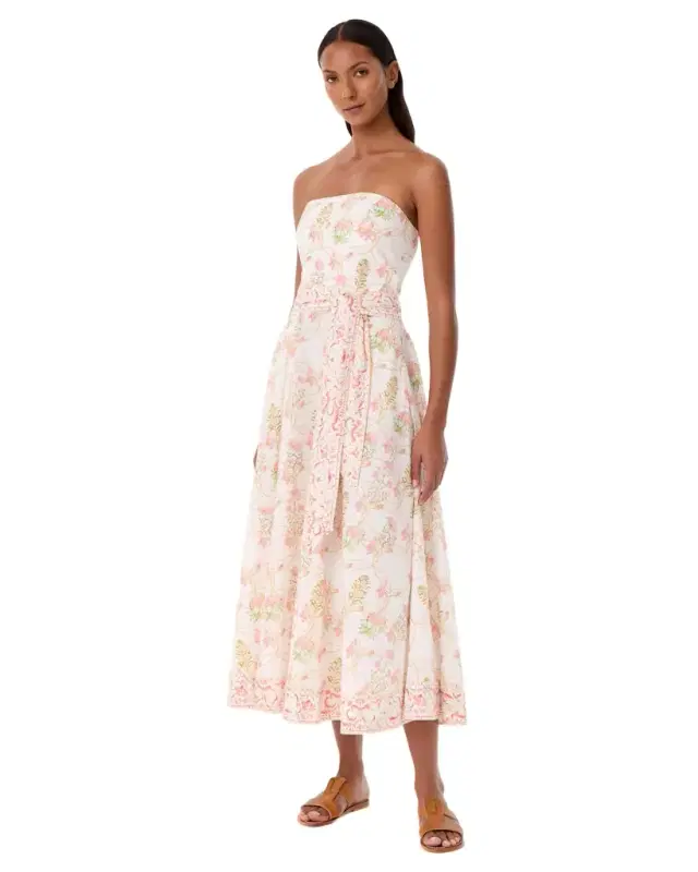 Yulia Dress in Rose Garden Print