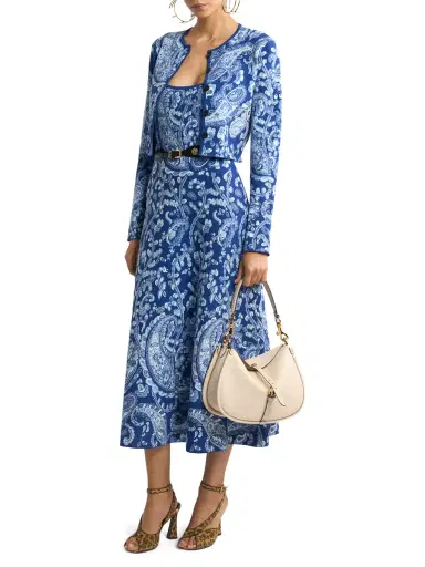 Etro Paisley Jacquard Midi Dress | Thumbnail 3