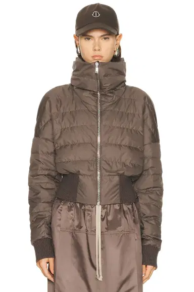 Rick Owens X Moncler Cropped Jacket | Thumbnail 2 Rick Owens X Moncler Cropped Jacket | Thumbnail 2