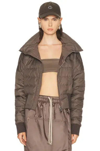 Rick Owens X Moncler Cropped Jacket | Thumbnail 1 Rick Owens X Moncler Cropped Jacket | Thumbnail 1