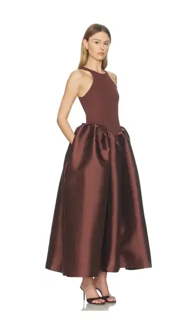 MARQUES ALMEIDA Heavy Satin Princess Dress | Thumbnail 2