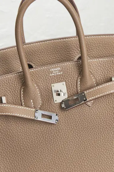 HERMÈS Togo Birkin 25 Handbag | Thumbnail 8