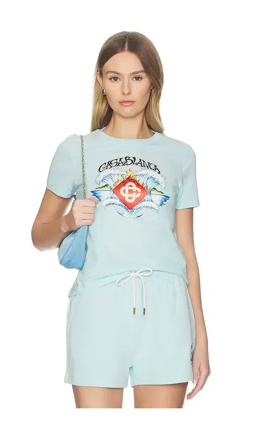 Casablanca Waves Fitted T-shirt