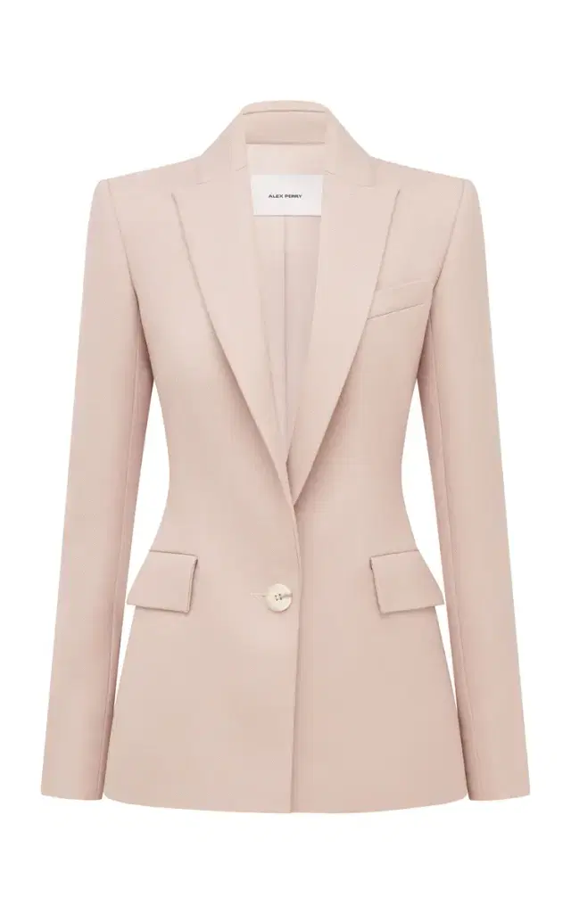 Alex Perry Single-Breasted Wool Blazer