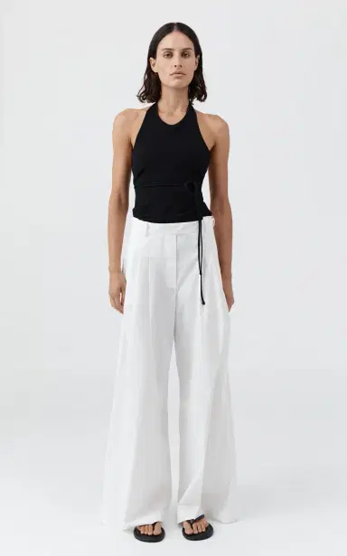 St. Agni Adjustable Cotton-Blend Palazzo Pants | Thumbnail 4 St. Agni Adjustable Cotton-Blend Palazzo Pants | Thumbnail 4