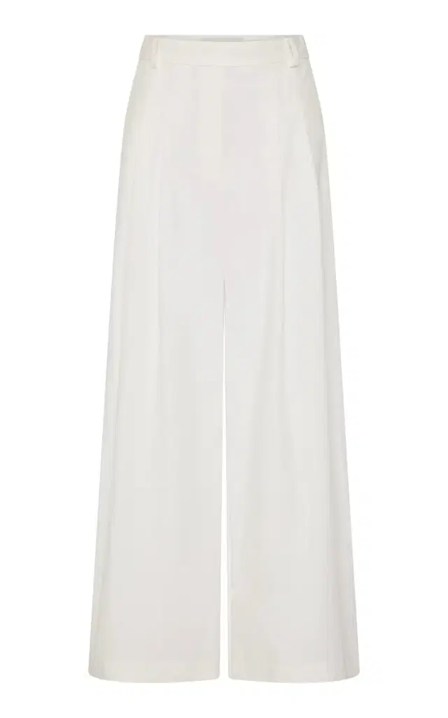 Adjustable Cotton-Blend Palazzo Pants