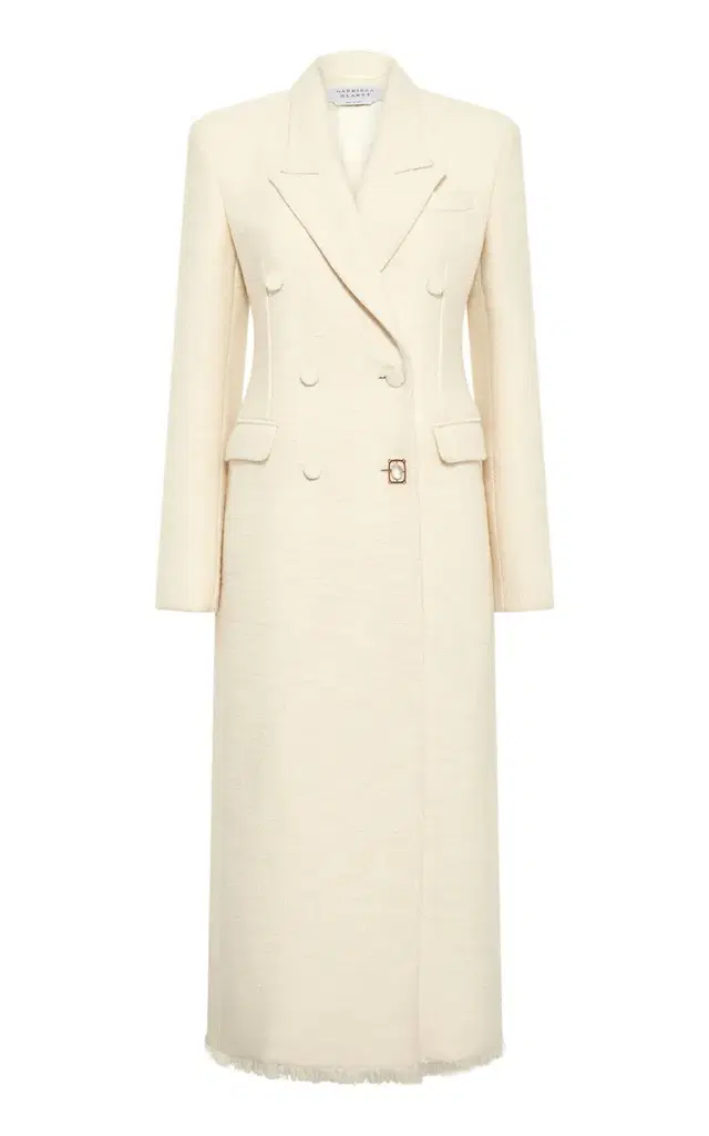 Julien Wool; Cashmere And Silk Double-Breasted Coat