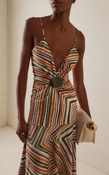 Silvia Tcherassi Emeli Jersey Midi Dress | Thumbnail 2 Silvia Tcherassi Emeli Jersey Midi Dress | Thumbnail 2