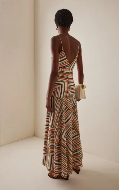 Silvia Tcherassi Emeli Jersey Midi Dress | Thumbnail 4 Silvia Tcherassi Emeli Jersey Midi Dress | Thumbnail 4