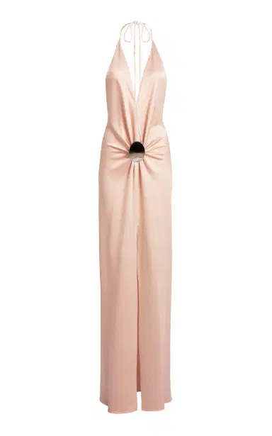 Silvia Tcherassi Rowan Silk Maxi Halter Dress | Thumbnail 5 Silvia Tcherassi Rowan Silk Maxi Halter Dress | Thumbnail 5