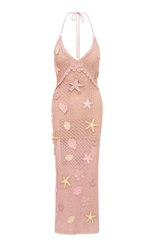 Macie Crochet Midi Dress