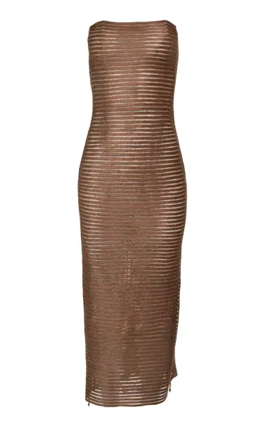 Francesca Miranda Exclusive Vision Silk Midi Dress | Thumbnail 2