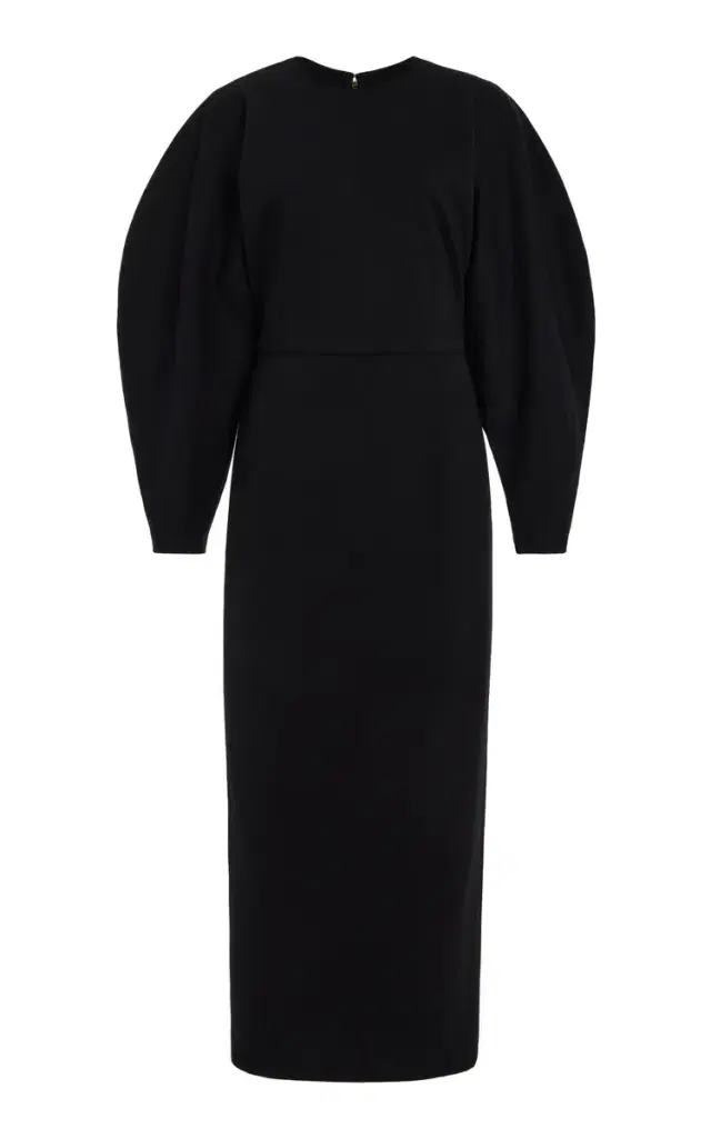 Arc-Sleeve Ponte Dress