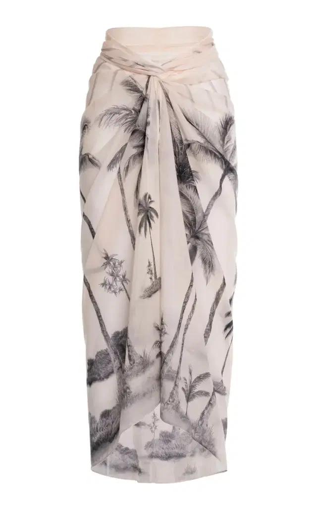 Agua by Agua Bendita Lavanda Arena Midi Pareo