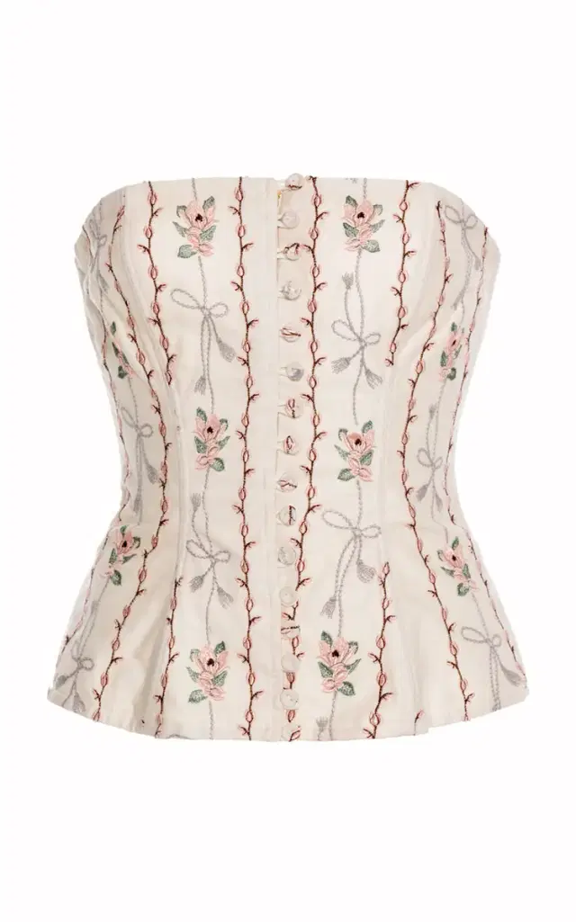Agua by Agua Bendita Abelia Navegante Linen Top