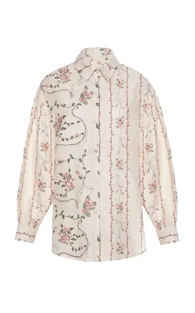 Agua by Agua Bendita Cecilia Navegante Linen Shirt | Thumbnail 1
