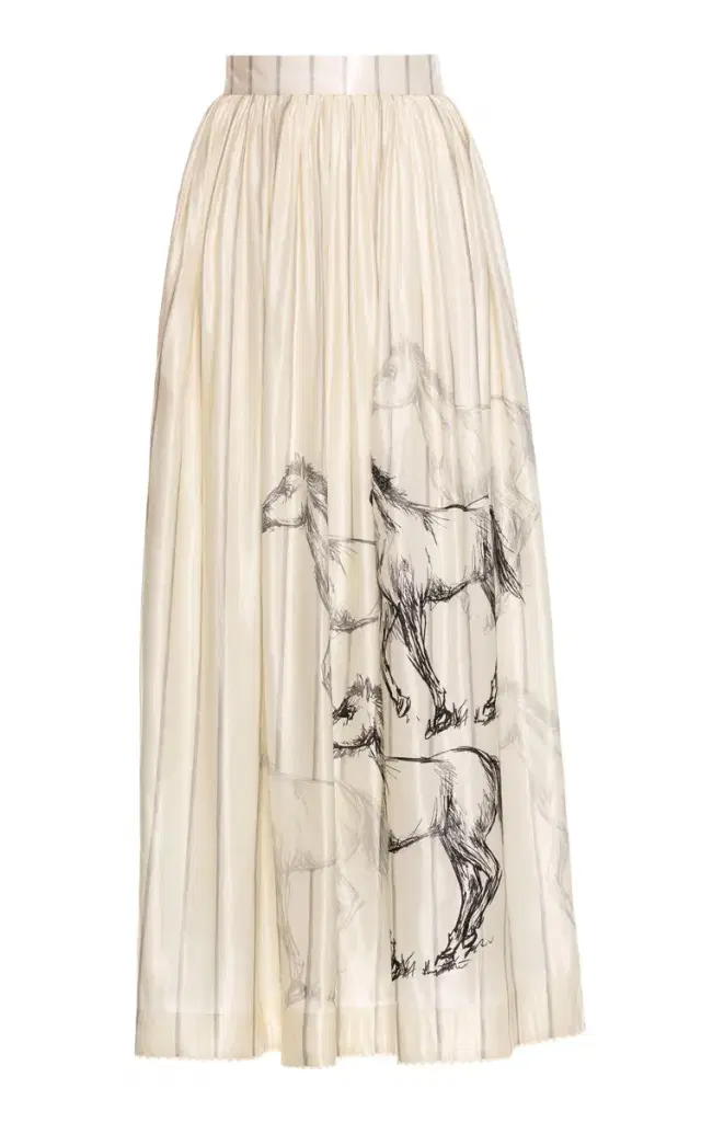 Tangelo Arena Cotton Skirt